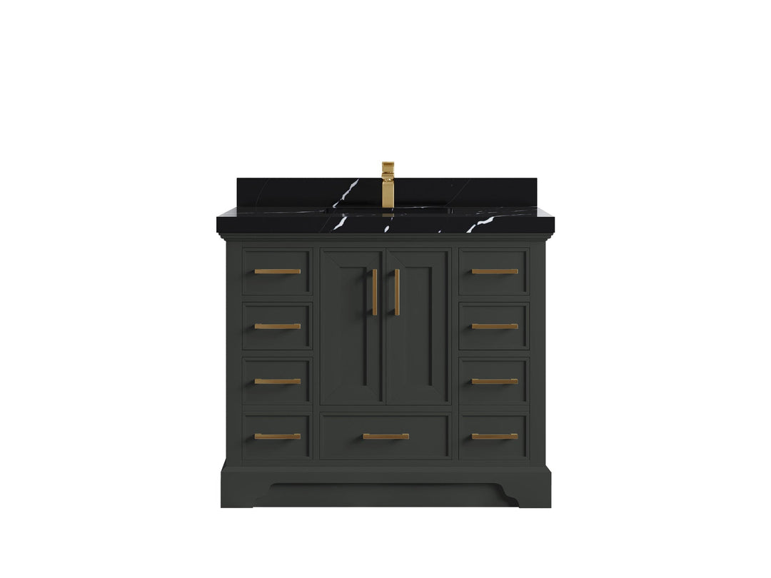 Charlotte 42 in. W x 22 in. D Single Sink Bathroom Vanity - Willow Bath and Vanity