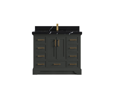 Charlotte 42 in. W x 22 in. D Single Sink Bathroom Vanity - Willow Bath and Vanity