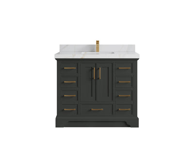 Charlotte 42 in. W x 22 in. D Single Sink Bathroom Vanity - Willow Bath and Vanity