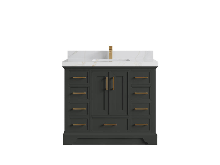 Charlotte 42 in. W x 22 in. D Single Sink Bathroom Vanity - photo 16