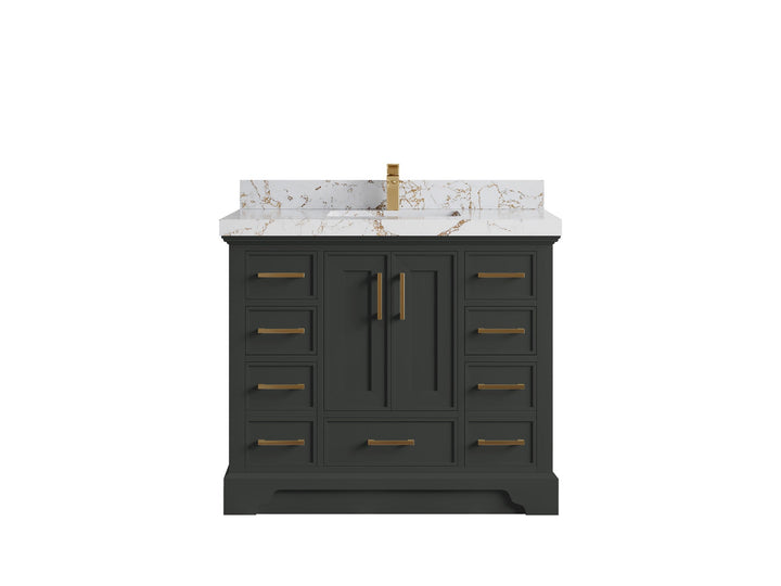 Charlotte 42 in. W x 22 in. D Single Sink Bathroom Vanity - photo 36