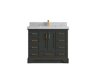 Charlotte 42 in. W x 22 in. D Single Sink Bathroom Vanity - Willow Bath and Vanity