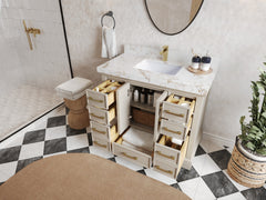 Charlotte 42 in. W x 22 in. D Single Sink Bathroom Vanity - photo 3