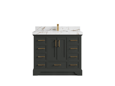 Charlotte 42 in. W x 22 in. D Single Sink Bathroom Vanity - Willow Bath and Vanity