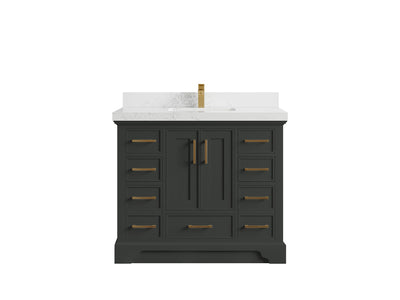 Charlotte 42 in. W x 22 in. D Single Sink Bathroom Vanity - Willow Bath and Vanity