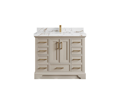 Charlotte 42 in. W x 22 in. D Single Sink Bathroom Vanity - Willow Bath and Vanity
