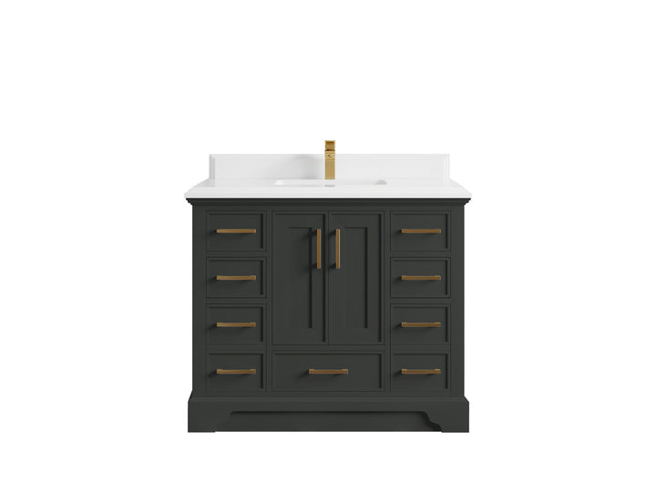 Charlotte 42 in. W x 22 in. D Single Sink Bathroom Vanity - photo 26