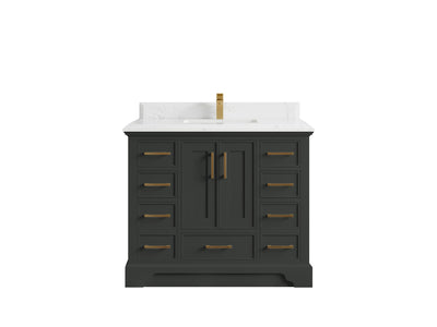 Charlotte 42 in. W x 22 in. D Single Sink Bathroom Vanity - Willow Bath and Vanity