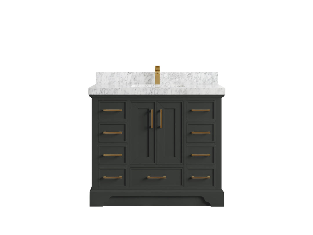 Charlotte 42 in. W x 22 in. D Single Sink Bathroom Vanity - Willow Bath and Vanity