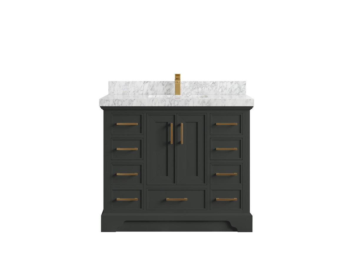 Charlotte 42 in. W x 22 in. D Single Sink Bathroom Vanity - Willow Bath and Vanity
