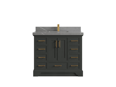Charlotte 42 in. W x 22 in. D Single Sink Bathroom Vanity - Willow Bath and Vanity