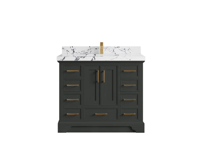 Charlotte 42 in. W x 22 in. D Single Sink Bathroom Vanity - Willow Bath and Vanity