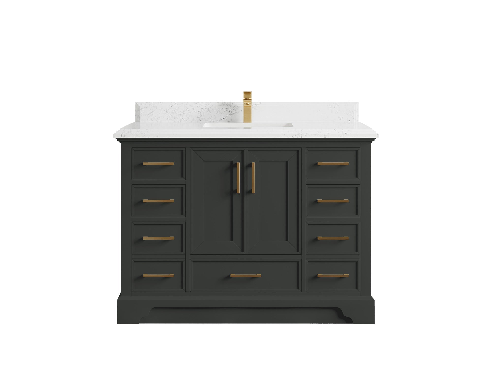 Charlotte 48 in. W x 22 in. D Single Sink Bathroom Vanity - Willow Bath and Vanity