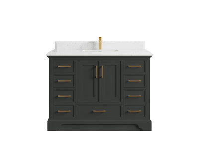 Charlotte 48 in. W x 22 in. D Single Sink Bathroom Vanity - Willow Bath and Vanity