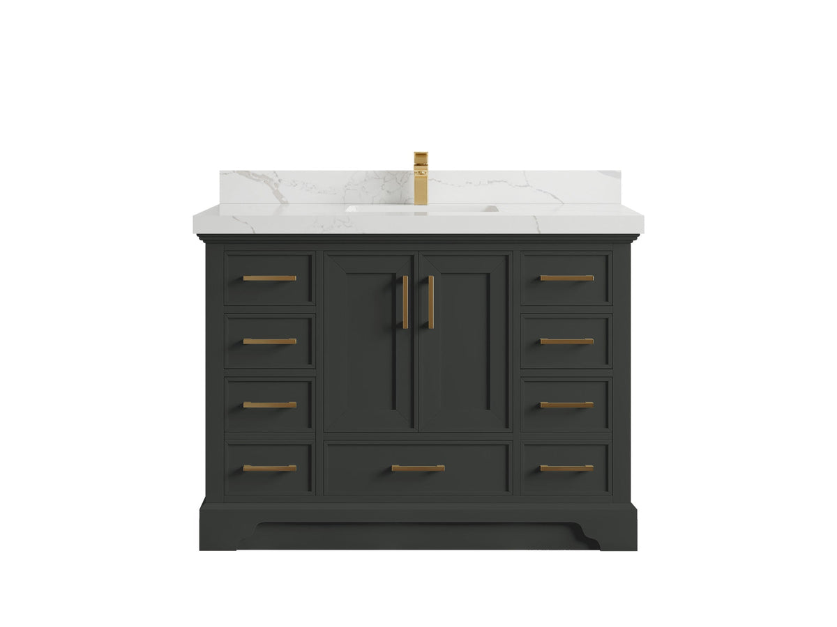 Charlotte 48 in. W x 22 in. D Single Sink Bathroom Vanity - Willow Bath and Vanity