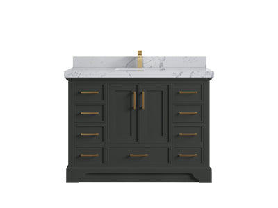 Charlotte 48 in. W x 22 in. D Single Sink Bathroom Vanity - Willow Bath and Vanity