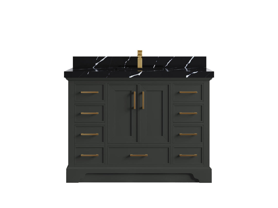 Charlotte 48 in. W x 22 in. D Single Sink Bathroom Vanity - Willow Bath and Vanity