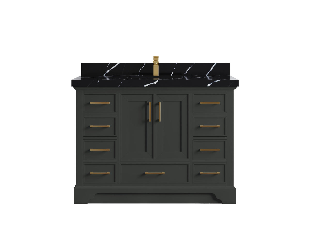 Charlotte 48 in. W x 22 in. D Single Sink Bathroom Vanity - Willow Bath and Vanity