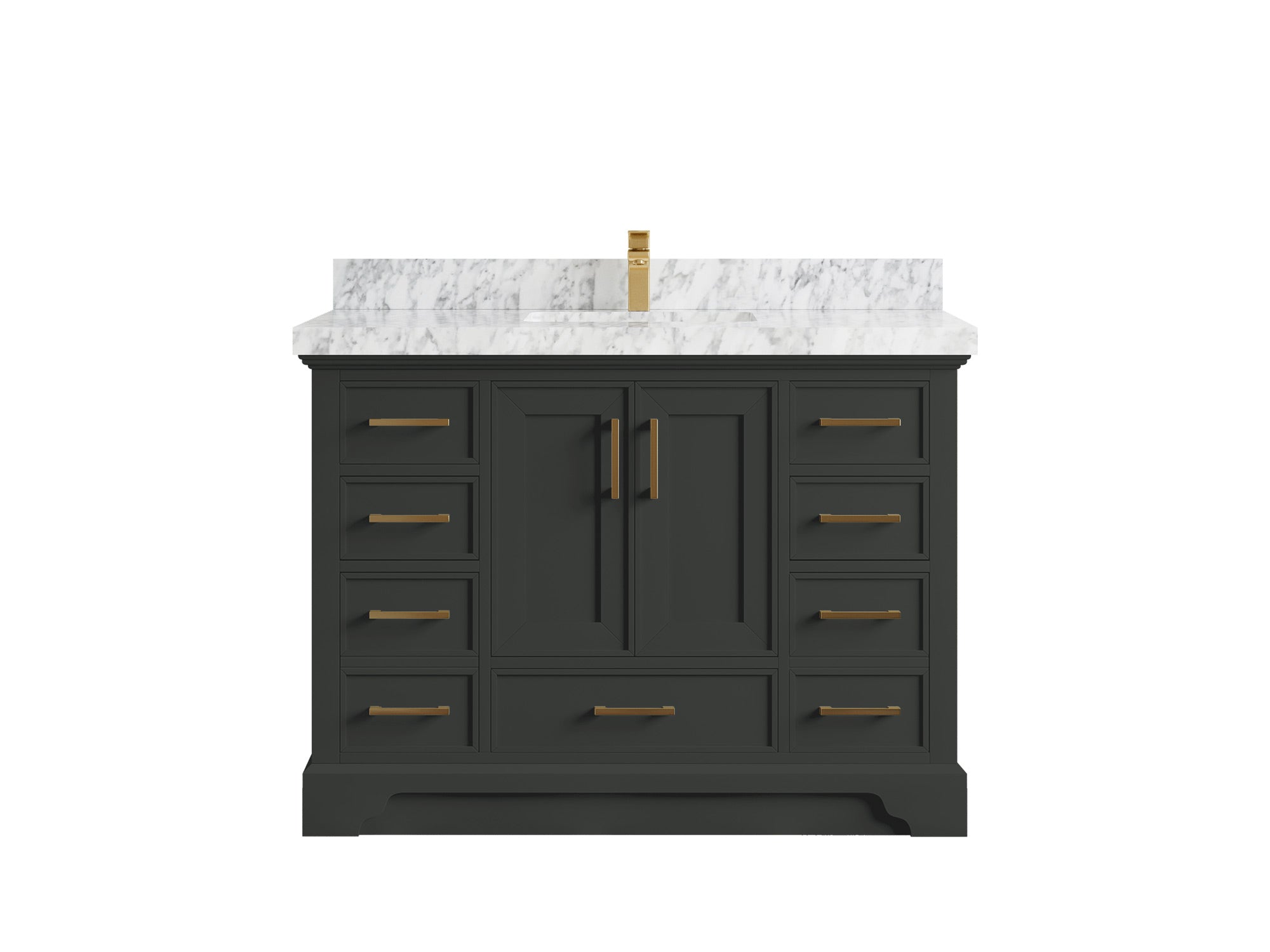 Charlotte 48 in. W x 22 in. D Single Sink Bathroom Vanity - Willow Bath and Vanity