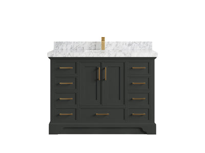 Charlotte 48 in. W x 22 in. D Single Sink Bathroom Vanity - Willow Bath and Vanity