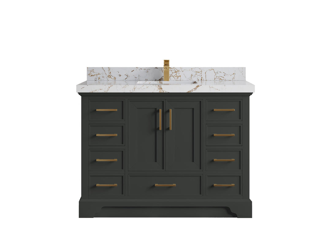 Charlotte 48 in. W x 22 in. D Single Sink Bathroom Vanity - Willow Bath and Vanity
