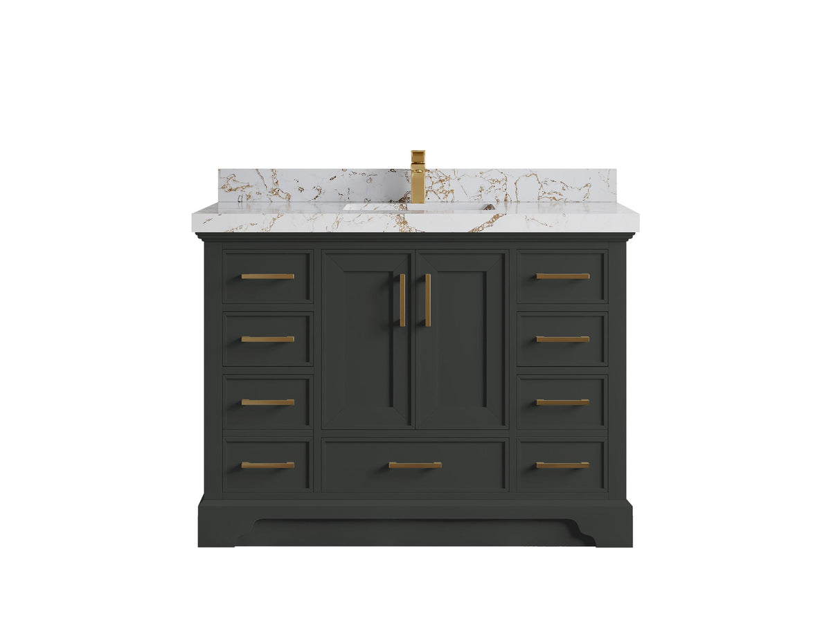 Charlotte 48 in. W x 22 in. D Single Sink Bathroom Vanity - Willow Bath and Vanity