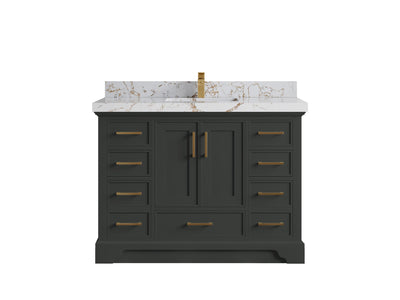 Charlotte 48 in. W x 22 in. D Single Sink Bathroom Vanity - Willow Bath and Vanity