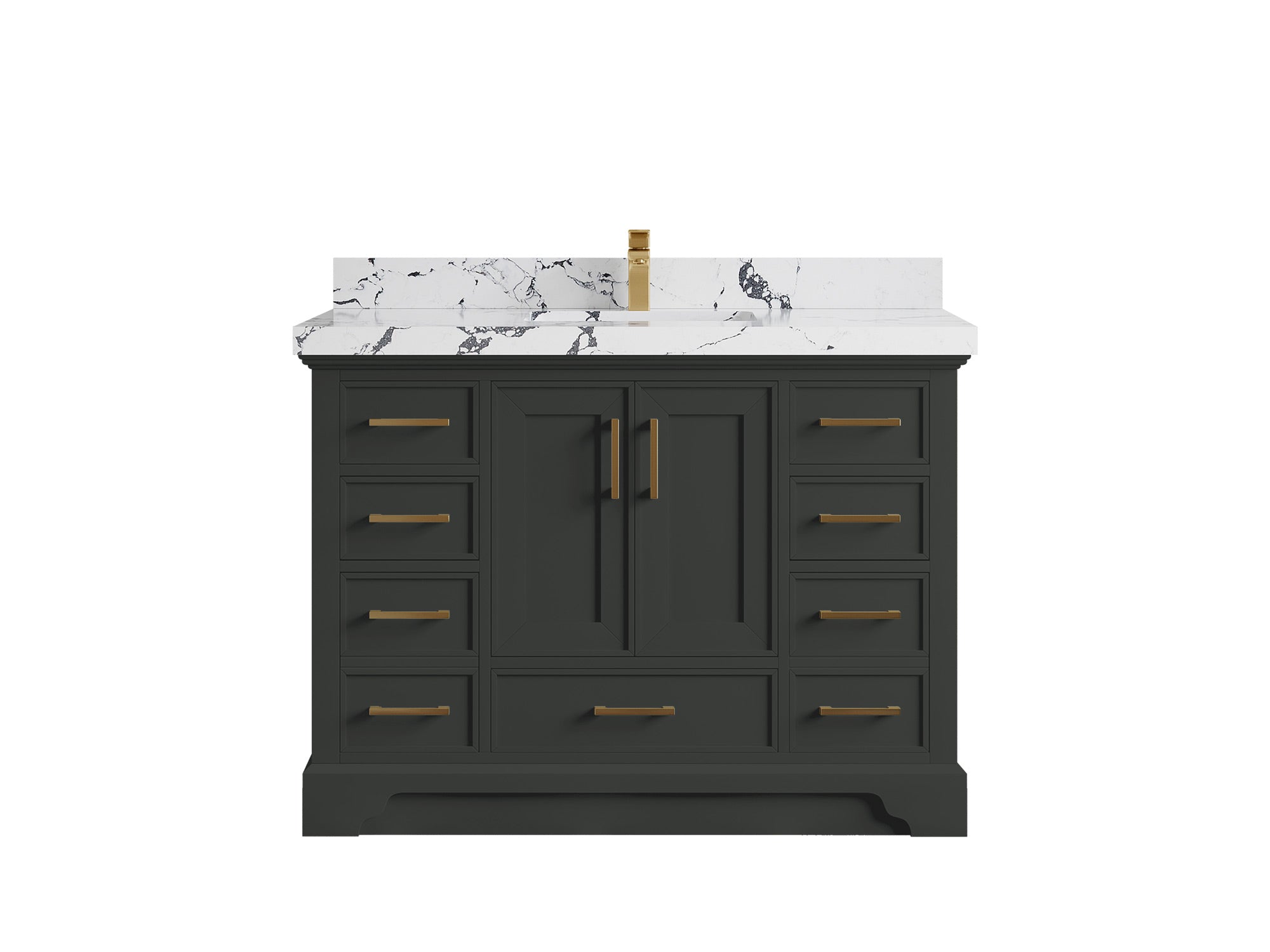 Charlotte 48 in. W x 22 in. D Single Sink Bathroom Vanity - Willow Bath and Vanity