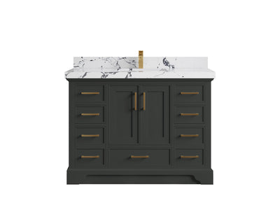 Charlotte 48 in. W x 22 in. D Single Sink Bathroom Vanity - Willow Bath and Vanity