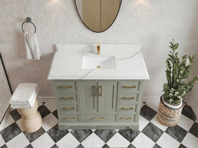 Charlotte 48 in. W x 22 in. D Single Sink Bathroom Vanity - Willow Bath and Vanity