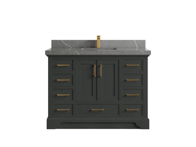 Charlotte 48 in. W x 22 in. D Single Sink Bathroom Vanity - Willow Bath and Vanity