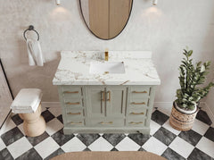 Charlotte 48 in. W x 22 in. D Single Sink Bathroom Vanity - photo 15