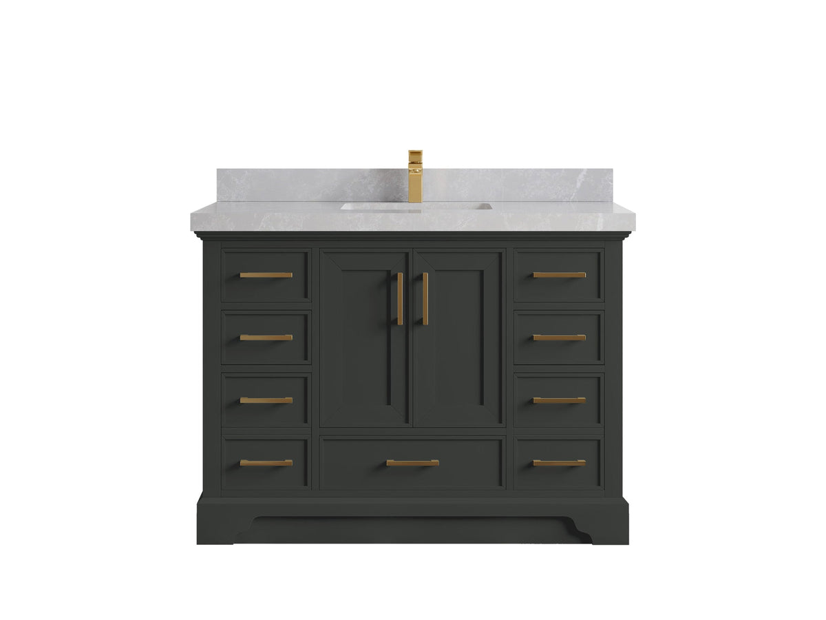 Charlotte 48 in. W x 22 in. D Single Sink Bathroom Vanity - Willow Bath and Vanity