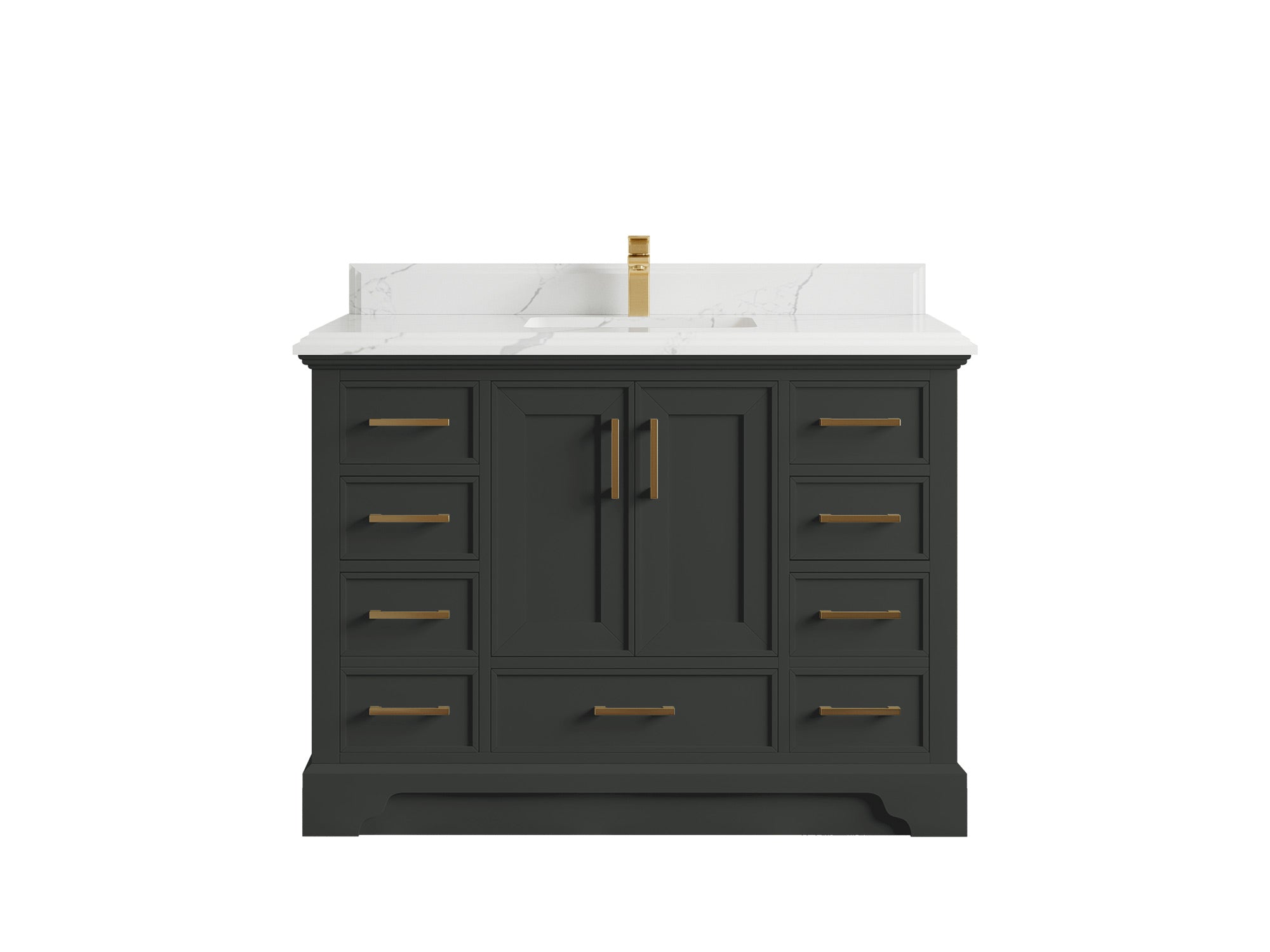 Charlotte 48 in. W x 22 in. D Single Sink Bathroom Vanity - Willow Bath and Vanity