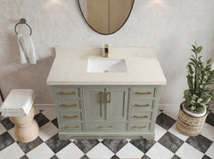 Charlotte 48 in. W x 22 in. D Single Sink Bathroom Vanity - photo 23