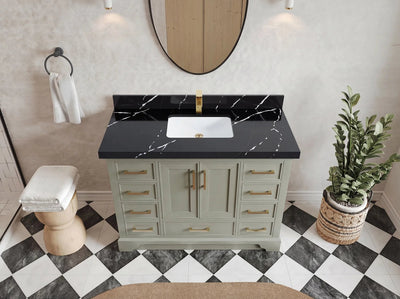 Charlotte 48 in. W x 22 in. D Single Sink Bathroom Vanity - Willow Bath and Vanity