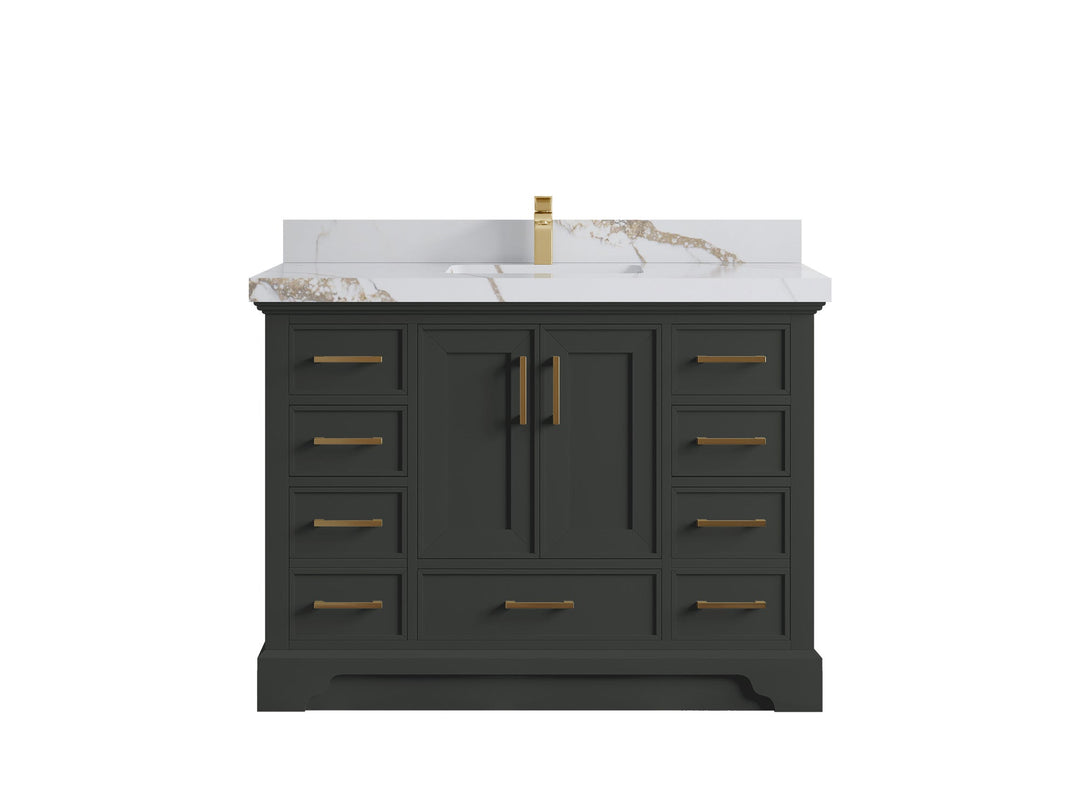 Charlotte 48 in. W x 22 in. D Single Sink Bathroom Vanity - Willow Bath and Vanity