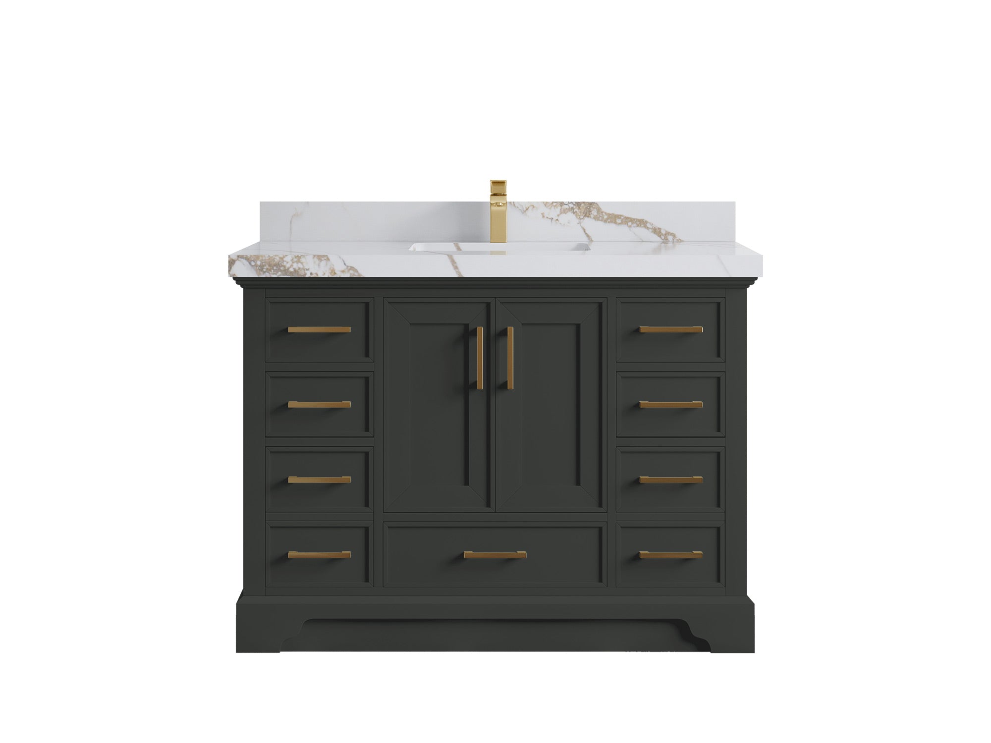 Charlotte 48 in. W x 22 in. D Single Sink Bathroom Vanity - Willow Bath and Vanity