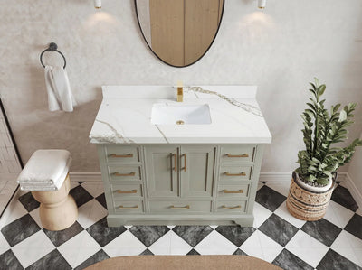 Charlotte 48 in. W x 22 in. D Single Sink Bathroom Vanity - Willow Bath and Vanity