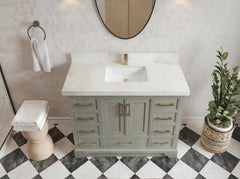 Charlotte 48 in. W x 22 in. D Single Sink Bathroom Vanity - photo 24