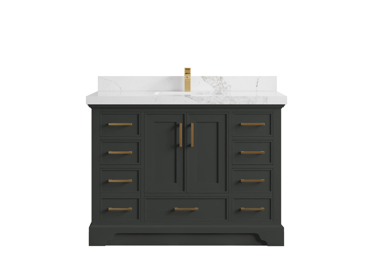 Charlotte 48 in. W x 22 in. D Single Sink Bathroom Vanity - Willow Bath and Vanity