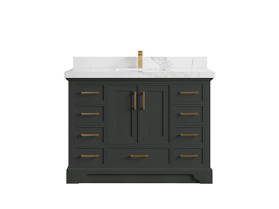 Charlotte 48 in. W x 22 in. D Single Sink Bathroom Vanity - Willow Bath and Vanity