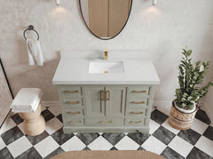 Charlotte 48 in. W x 22 in. D Single Sink Bathroom Vanity - photo 4