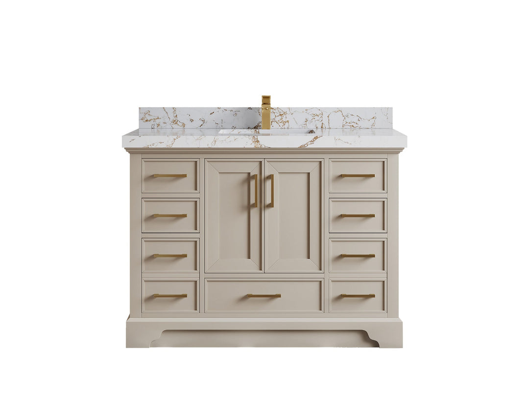 Charlotte 48 in. W x 22 in. D Single Sink Bathroom Vanity - Willow Bath and Vanity