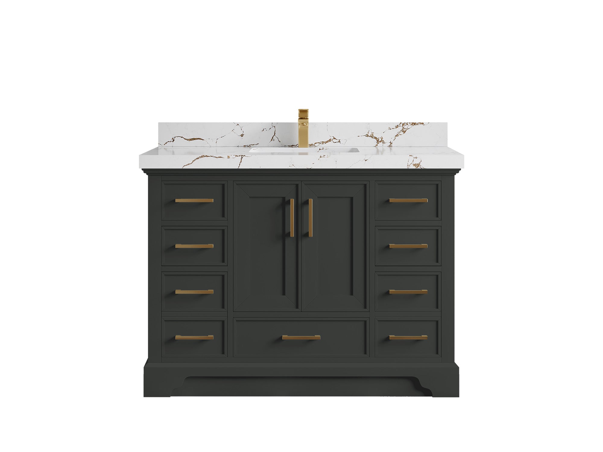 Charlotte 48 in. W x 22 in. D Single Sink Bathroom Vanity - Willow Bath and Vanity