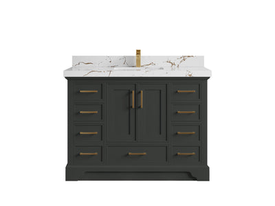 Charlotte 48 in. W x 22 in. D Single Sink Bathroom Vanity - Willow Bath and Vanity