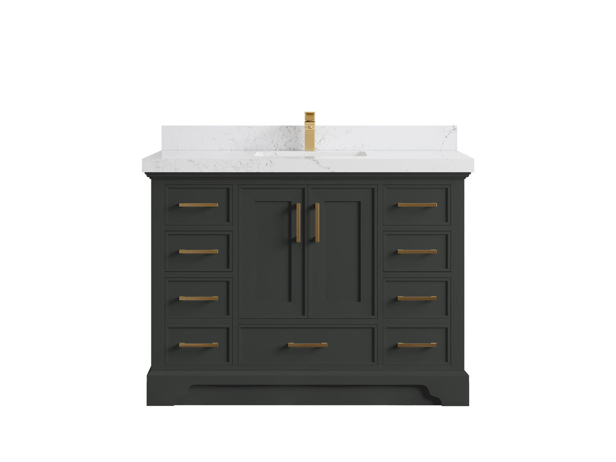 Charlotte 48 in. W x 22 in. D Single Sink Bathroom Vanity - Willow Bath and Vanity