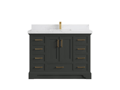 Charlotte 48 in. W x 22 in. D Single Sink Bathroom Vanity - Willow Bath and Vanity