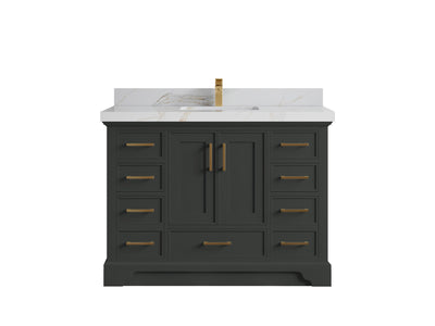 Charlotte 48 in. W x 22 in. D Single Sink Bathroom Vanity - Willow Bath and Vanity