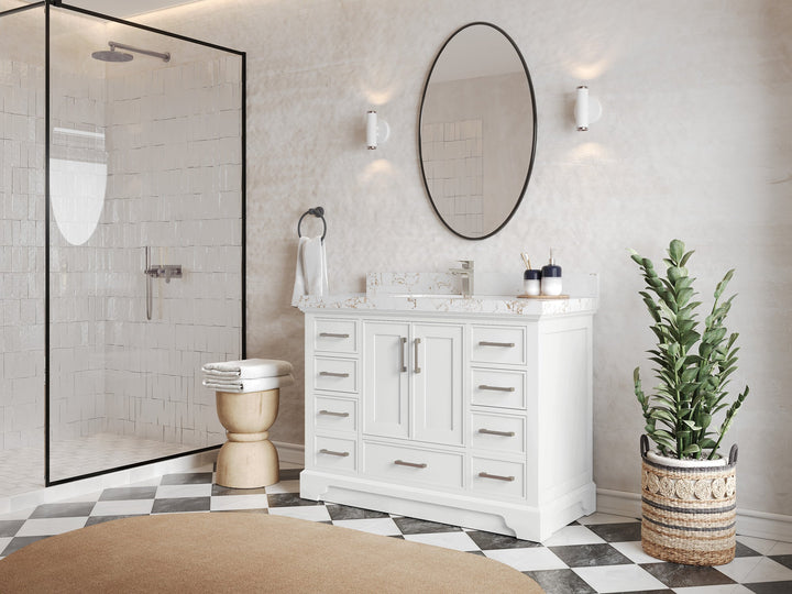 Charlotte 48 in. W x 22 in. D Single Sink Bathroom Vanity - photo 2